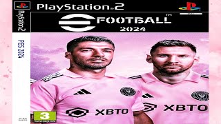 PS2  PES 2024 ENERO en ESPAÑOL by JRPLAYCO   beta fichajes [upl. by Eneliak]