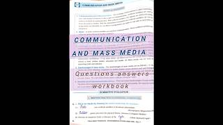 Communication and Mass media Class 5 🛰️📮📲 [upl. by Avik]