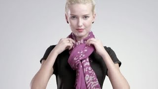 How to Tie a Scarf 4 Scarves 16 Ways [upl. by Jonna516]