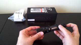 Eagletac G25C2 Mark II XML2 U2 1x18650 2xCR123ARCR flashlight review by selfbuilt [upl. by Pry]