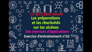 53 Ce qu’il faut savoir sur les réactivités des alcènes Exercice d’entrainement n°02 [upl. by Sheffie]