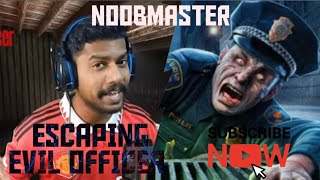 noobmaster escaped 🔥 Evil officer💯noobmaster69 gaming [upl. by Annirak]