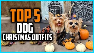 ✅Top 5 Best Dog Christmas Outfits in 2025 [upl. by Toiboid]