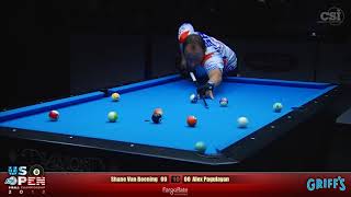 UNBELIEVABLE FINISH  Shane Van Boening vs Alex Pagulayan  2018 US Open 8Ball Championship Final [upl. by Jedidiah]