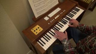 Bach Prelude in C BWV939 from Six Little Preludes on the Roland C230 [upl. by Hatokad43]