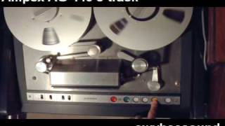 Ampex AG440 8track 1inch tape recorder [upl. by Frasquito321]