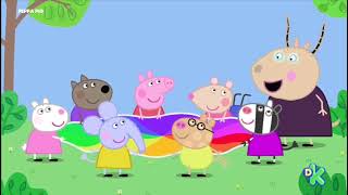 ¡Jugando juegos de paracaídas  Peppa Pig  Discovery Kids LA [upl. by Thorman558]