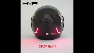 HMR Helmets LED Security System on ski helmet [upl. by Benedicto]