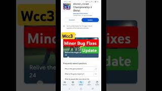 Wcc3 Minor Bug Fixes Update shorts [upl. by Yttak558]