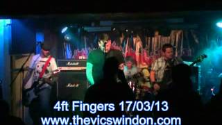 4ft Fingers 17th March 2013 The Vic Swindon [upl. by Vince]