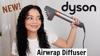 NEW DYSON AIRWRAP DIFFUSER FOR CURLY HAIR 😱 [upl. by Franck]