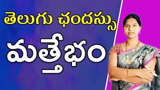 మత్తేభం  ఛందస్సు 6  Mathebham  Telugu grammar [upl. by Fagaly]