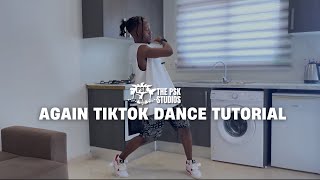 Wande Coal  Again TikTok Dance Challenge–The Tutorial [upl. by Nyvek]