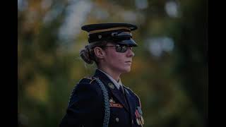 U S Army The Old Guard SPC Jessica Kwiatkowski TUS Last Walk [upl. by Pressman224]