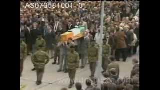 Bobby Sands Funeral Original Footage [upl. by Nadual]