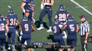 VMI at Bucknell F ball highlights 9 24 16 [upl. by Schinica287]