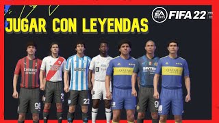 COMO JUGAR CON ICONS EN FIFA 22  TUTORIAL [upl. by Agueda171]