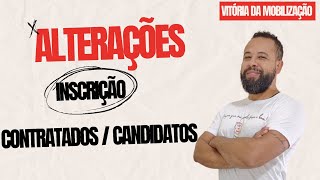 ALTERAÇÃO PRAZO DE INSCRIÇÃO DOCENTES CONTRATADOS E CANDIDATOS A CONTRATAÇÃO VITÓRIA DA MOBILIZAÇÃO [upl. by Enohpets]