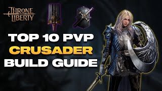 Sword Greatsword Crusader Full PVP Build Guide Throne amp Liberty [upl. by Ohaus]