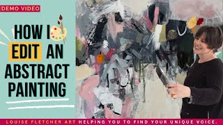 How I edit an abstract painting [upl. by Airuam196]