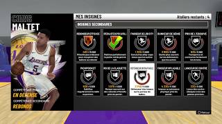 NBA2K19  Farmer ses insignes rapidement [upl. by Dupin]