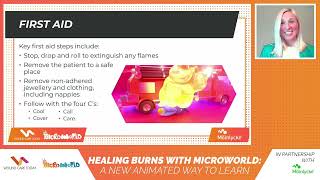 Healing burns with Microworld A new animated way to learn [upl. by Ailecnarf]