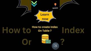 How to create index [upl. by Civ]