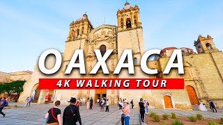 Oaxaca City Walking Tour 4K 60FPS  Colors of Mexico [upl. by Lodie]