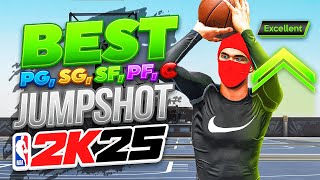 THE BEST JUMPSHOT  SHOOTING SETTINGS FOR BUILDS 5764 on NBA 2K25 GAME BREAKING [upl. by Seaton]