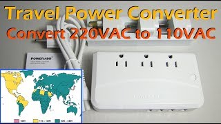 POWERADD 220VAC to 110VAC Power Converter with USB Charging [upl. by Liemaj]