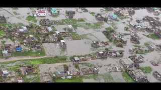 Mozambique  Widespread devastation after passage of Cyclone Idai [upl. by Nicolea571]