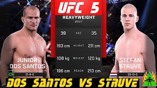 UFC 5  DOS SANTOS VS STRUVE [upl. by Carson311]