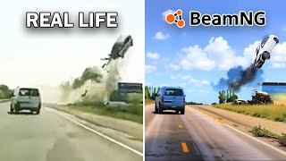 Accidents Based on Real Life Incidents  BeamNGdrive 9 [upl. by Yanrahc]