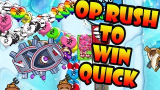 Quick Wins in Moab Pit  All out Rush  Bloons TD Battles  BTD Battles [upl. by Mallorie17]