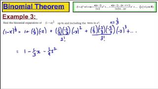 Core 4 Maths ALevel Edexcel  Binomial Theorem 2 [upl. by Raynard]