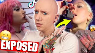 Terrible Piercing Studio EXPOSED  New TikTok Piercing Fails 29  Roly [upl. by Metah136]