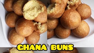 ORIGINAL GHANA BUNS RECIPE  GHANA TOGBEI  DRY BOFROT mfalh ghanabuns bofrot [upl. by Penelope206]