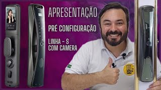 Fechadura Digital com Câmera e Aplicativo  Biometria  Senha Numérica  Instalação e Configuração [upl. by Arikahc]