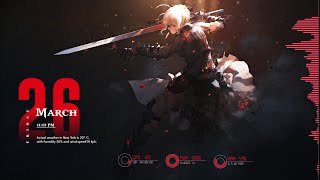 Fate Saber Rainmeter Scratch Tutorial [upl. by Pena378]