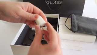 Unboxing Google Glass Explorer Edition [upl. by Ykcaj46]