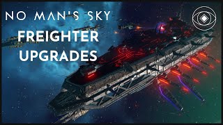 No Mans Sky All S Class Freighter Upgrades [upl. by Domph]