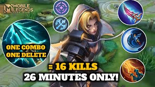 16KILLS NEW NATALIA ONESHOT BUILD AND EMBLEM 2024  SUPER HIGH DAMAGE☠️😱  MLBB [upl. by Maitland160]