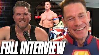 John Cena Talks Becoming Peacemaker Moving To Acting and Return To WWE On The Pat McAfee Show [upl. by Jezreel]