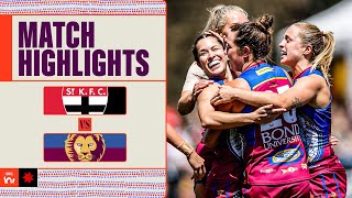 EuroYroke v Brisbane Highlights  Week 10 2024  AFLW [upl. by Robi]