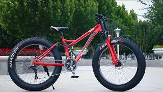 Foreshow Mountain Bike Thick Mountain Bike Fat Bike Mountain Bike Variable Speed Road Speed Bike [upl. by Anual]