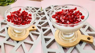 Easy Milk Pudding Recipe  How to make Muhallabi  Dessert in 5 mints  Feedy Bee ramadan [upl. by Anehsat]