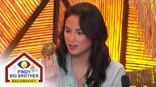 PBB Balikbahay Franki sinubukan ang ibat ibang Pinoy food [upl. by Ahsitram]