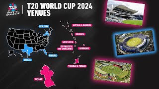 T20 Cricket World Cup 2024 Stadiums USA and West Indies [upl. by Grosvenor845]