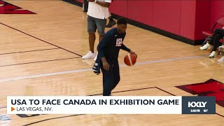 USA to face Canada in exhibition game [upl. by Peace]