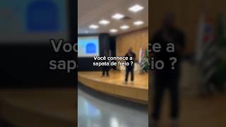 Você sabe o que é sapata de freio Confira um pequeno trecho da minha palestra 👀 shots youtube [upl. by Hervey]